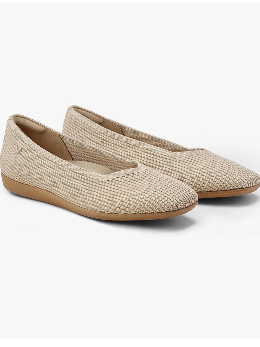 VIVAIA ✨Margot Square Toe Flats✨ Margot Walker✨Almond Colorway✨ Size 9.5/40.5